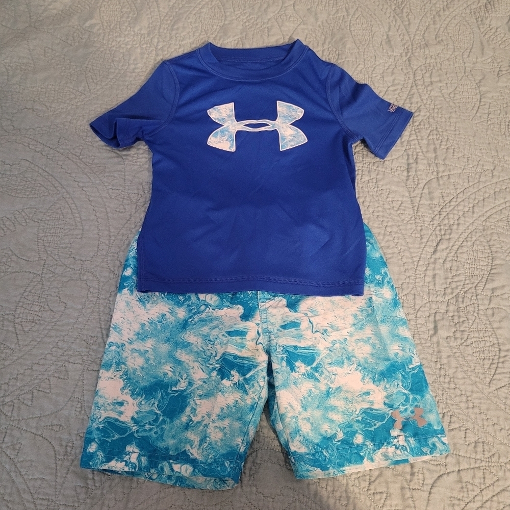 Under Armour swim outfit kids size 4